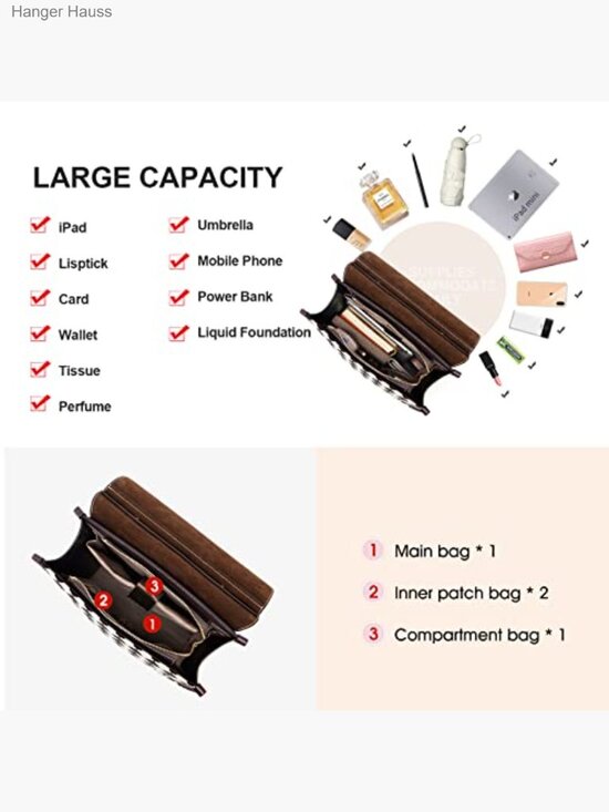 Genuine Leather Backpack Purse for Women Fashion Vintage Casual Travel Large main image 5